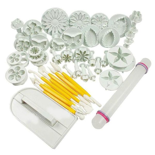 46pcs fondant cake mold set flower decorating tools kitchen baking molding kit sugar craft making mould for cookie moulds
46pcs fondant cake mold set flower decorating tools kitchen baking molding kit sugar craft making mould for cookie moulds