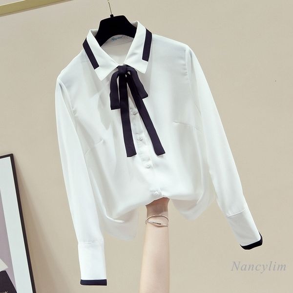 blouses elegant bow doll collar shirt women long sleeve all-match solid color blouse lady's office wear spring, White
blouses elegant bow doll collar shirt women long sleeve all-match solid color blouse lady's office wear spring, White