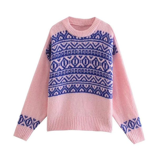 women's sweaters autumn and winter sweater coarse needle jacquard loose knit long-sleeved warm pullover korean casual y2k, White;black
women's sweaters autumn and winter sweater coarse needle jacquard loose knit long-sleeved warm pullover korean casual y2k, White;black
