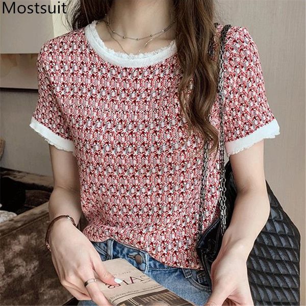 summer short sleeve knitted sweater pullover women o-neck korean fashion elegant ladies jumpers femme 210514, White;black
summer short sleeve knitted sweater pullover women o-neck korean fashion elegant ladies jumpers femme 210514, White;black