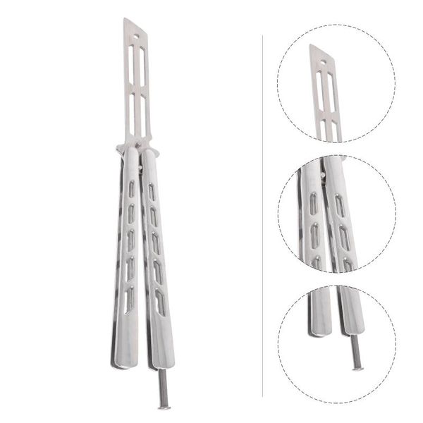 party favor 1pc foldable training cutter butterfly trainer unsharpened stainless steel blunt portable outdoor sports tools
party favor 1pc foldable training cutter butterfly trainer unsharpened stainless steel blunt portable outdoor sports tools