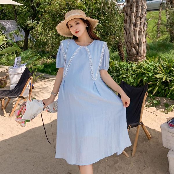maternity dresses 77653# clothes summer cotton short sleeves loose stylish turn down collar dress pregnant women mom, White
maternity dresses 77653# clothes summer cotton short sleeves loose stylish turn down collar dress pregnant women mom, White
