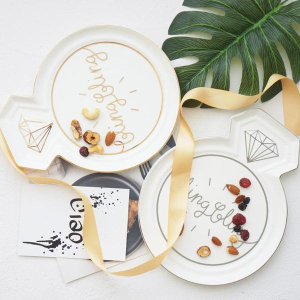 dishes & plates ceramic round dinner tableware plate for dessert steak western cuisine (golden diamond)
dishes & plates ceramic round dinner tableware plate for dessert steak western cuisine (golden diamond)