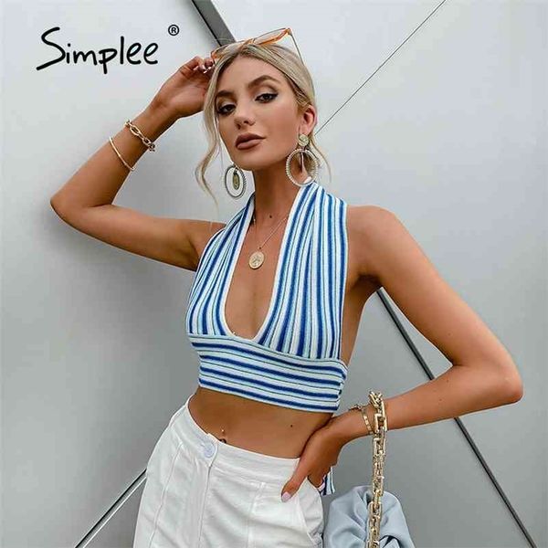 high street women stripe bandage halter summer backless short camis night club y2k party deepv crop fashion 210621, White
high street women stripe bandage halter summer backless short camis night club y2k party deepv crop fashion 210621, White