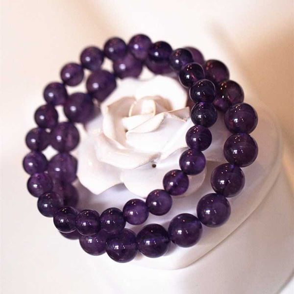 qiyi dream amethyst lavender purplish chalcedony crystal single ring bracelet for women, Black
qiyi dream amethyst lavender purplish chalcedony crystal single ring bracelet for women, Black