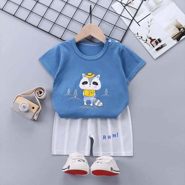 girls boys clothes toddler kids set cotton outfit cartoon printed t shirt shorts 2pcs summer baby children costume, White
girls boys clothes toddler kids set cotton outfit cartoon printed t shirt shorts 2pcs summer baby children costume, White