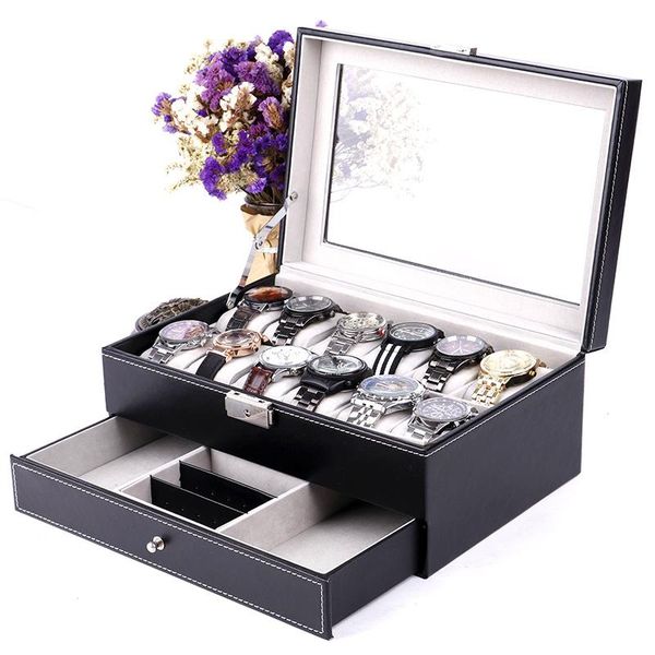 watch boxes & cases double layers fashion men box home luxury sunglasses jewelry 0904-07, Black;blue
watch boxes & cases double layers fashion men box home luxury sunglasses jewelry 0904-07, Black;blue