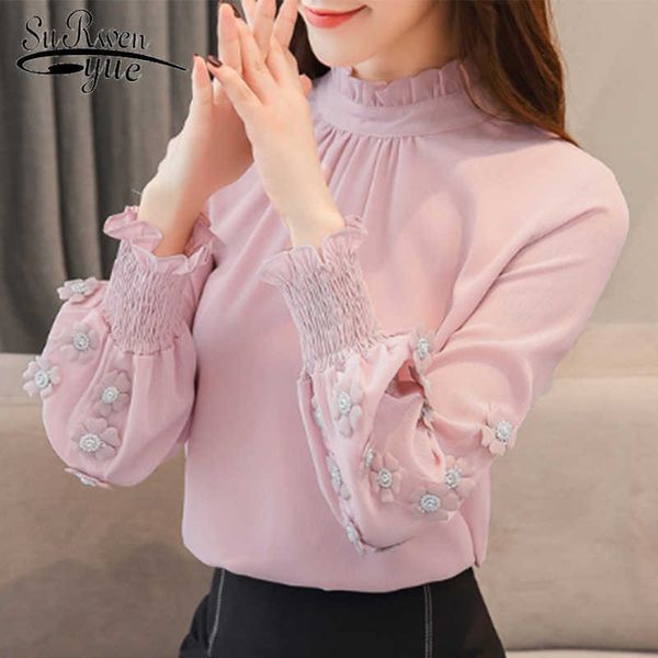 fashion arrival sweet pink womens and blouses stand long sleeve chiffon blouse female clothes loose office 6939 50 210527, White
fashion arrival sweet pink womens and blouses stand long sleeve chiffon blouse female clothes loose office 6939 50 210527, White
