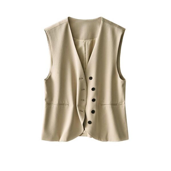 women's vests shuchan vintage sleeveless jacket women spring/autumn outerwear & coats vest v-neck single breasted tank coat, Black;white
women's vests shuchan vintage sleeveless jacket women spring/autumn outerwear & coats vest v-neck single breasted tank coat, Black;white