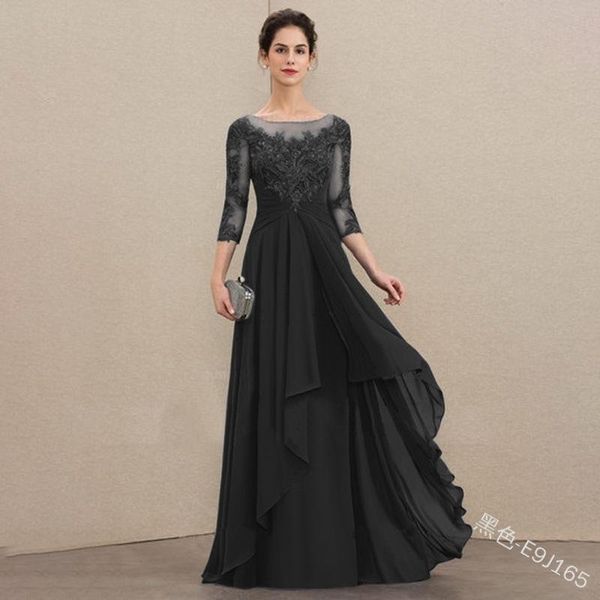 casual dresses women dress high waist lace ruffled mesh round neck solid color three-quarter sleeves temperament long skirt, Black;gray
casual dresses women dress high waist lace ruffled mesh round neck solid color three-quarter sleeves temperament long skirt, Black;gray