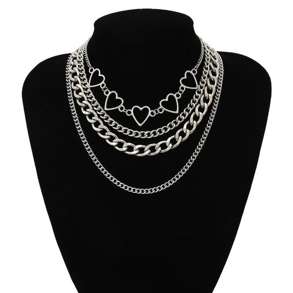 layered chain necklace neck chains lock pendant jewelry for women punk choker padlock goth grunge aesthetic accessories chokers, Golden;silver
layered chain necklace neck chains lock pendant jewelry for women punk choker padlock goth grunge aesthetic accessories chokers, Golden;silver
