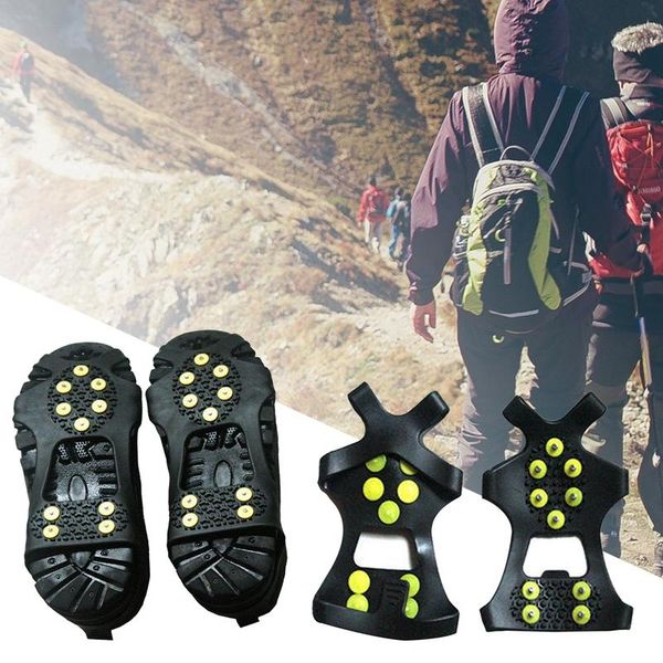 cords, slings and webbing 10 studs anti-skid snow ice thermoplastic elastomer climbing shoes cover spikes grips cleats over covers crampons
cords, slings and webbing 10 studs anti-skid snow ice thermoplastic elastomer climbing shoes cover spikes grips cleats over covers crampons