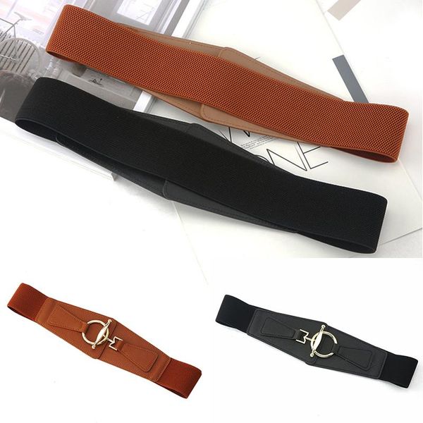 belts fashion wide waistbands women elastic waist belt for dress sweater leather girls stretchy decorative seal, Black;brown
belts fashion wide waistbands women elastic waist belt for dress sweater leather girls stretchy decorative seal, Black;brown