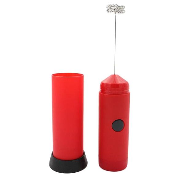 camp kitchen powerful double spring whisk electric milk frother mixer hand foamer for coffee latte cappuccino,red
camp kitchen powerful double spring whisk electric milk frother mixer hand foamer for coffee latte cappuccino,red