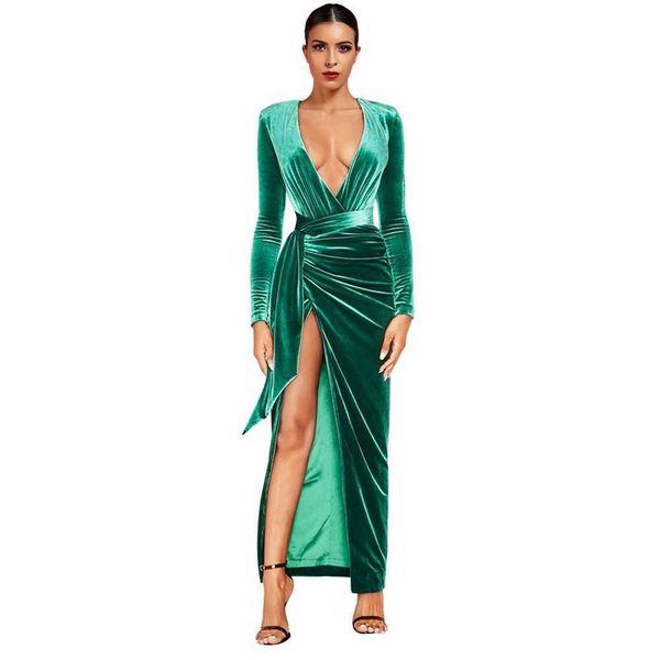ocstrade green v neck long sleeve maxi tie slit bodycon dress fly19281-green 210527, Black;gray
ocstrade green v neck long sleeve maxi tie slit bodycon dress fly19281-green 210527, Black;gray