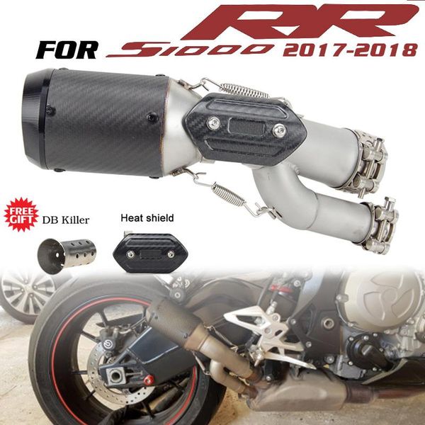 motorcycle exhaust system s1000rr 2021 slip-on middle link pipe carbon fiber muffler escape heat shield db killer for s1000-rr
motorcycle exhaust system s1000rr 2021 slip-on middle link pipe carbon fiber muffler escape heat shield db killer for s1000-rr