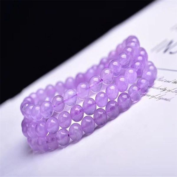 natural stone lavender amethyst 6mm purple multi-loop bracelet healing gift fortune transfer to the east beaded, strands, Black
natural stone lavender amethyst 6mm purple multi-loop bracelet healing gift fortune transfer to the east beaded, strands, Black