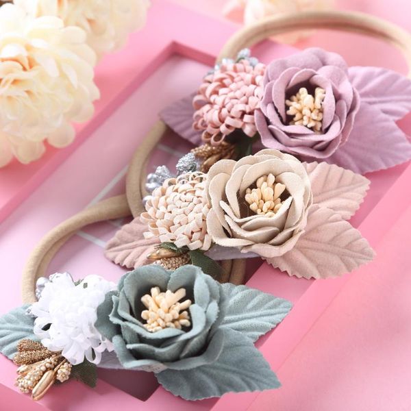 6.5cm baby girls headband big flower head bandage kids toddlers headwear hair band infant accessories, Slivery;white
6.5cm baby girls headband big flower head bandage kids toddlers headwear hair band infant accessories, Slivery;white