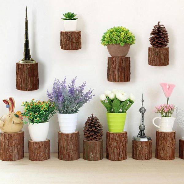 party decoration 2 pcs wooden stumps flower arranging stand pot base wall mounted holder home adornment - size l
party decoration 2 pcs wooden stumps flower arranging stand pot base wall mounted holder home adornment - size l