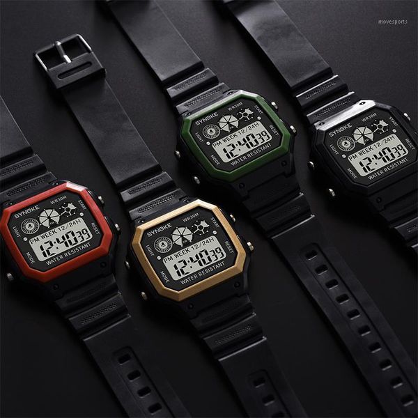 colorful luminous children's student electronic watch classic square three-eye multi-function men's wristwatches, Slivery;brown
colorful luminous children's student electronic watch classic square three-eye multi-function men's wristwatches, Slivery;brown