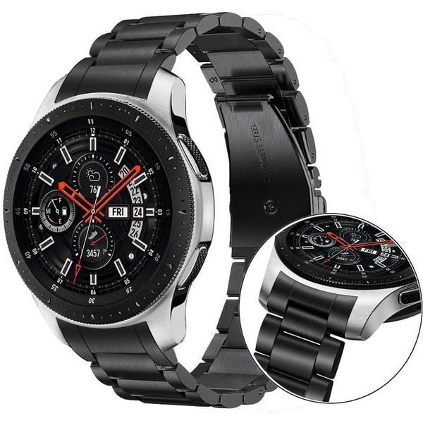 watch bands galaxy 46mm strap for samsung gear s3 frontier band no gap design stainless steel metal business classic bracelet, Black;brown
watch bands galaxy 46mm strap for samsung gear s3 frontier band no gap design stainless steel metal business classic bracelet, Black;brown