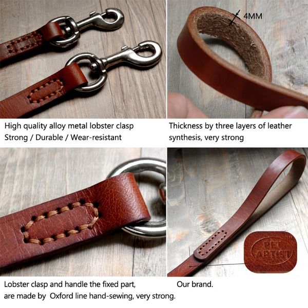 dog collars & leashes 4ft genuine leather walking training leash heavy duty water resistant full grain lead brown for medium large
dog collars & leashes 4ft genuine leather walking training leash heavy duty water resistant full grain lead brown for medium large