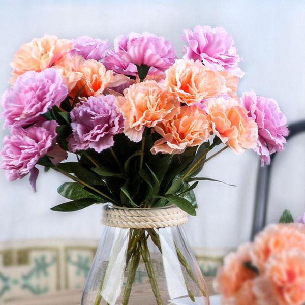 decorative flowers & wreaths 1pcs 5 buds artificial fake fleur carnation flores para decora wedding decoration flower home party
decorative flowers & wreaths 1pcs 5 buds artificial fake fleur carnation flores para decora wedding decoration flower home party