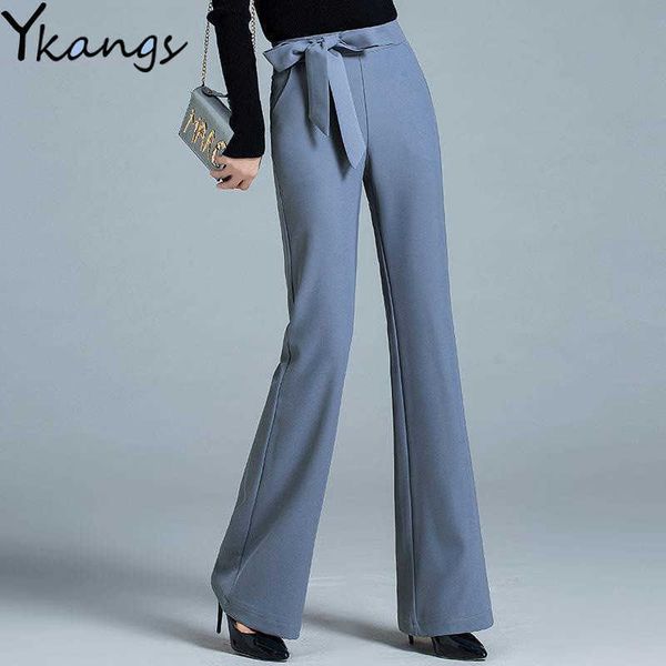autumn ladies office wide leg pants plus size 3xl high waist hip bow design pants solid wild korean chic flare trouser 210619, Black;white
autumn ladies office wide leg pants plus size 3xl high waist hip bow design pants solid wild korean chic flare trouser 210619, Black;white