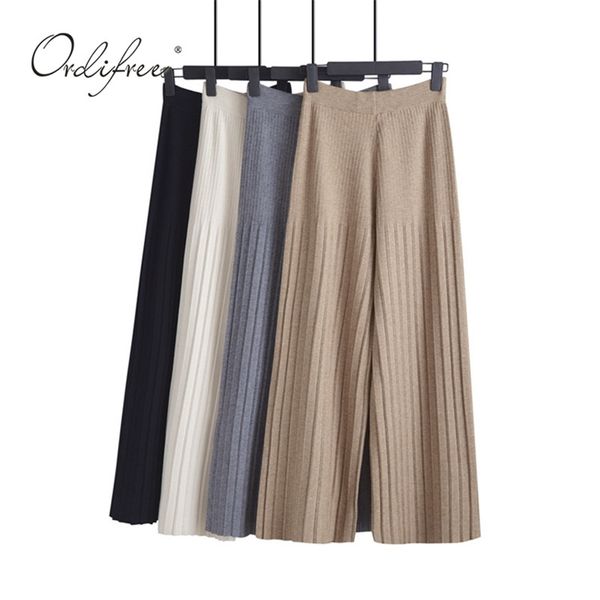 summer pleated pants women wide leg high waist elastic knitted casual loose trousers 210513, Black;white
summer pleated pants women wide leg high waist elastic knitted casual loose trousers 210513, Black;white