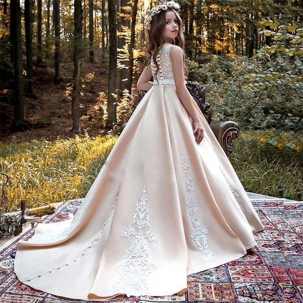 girl's dresses long sleeve first communion o-neck with bow sash flower girl ball gowns custom made vestidos1, Red;yellow
girl's dresses long sleeve first communion o-neck with bow sash flower girl ball gowns custom made vestidos1, Red;yellow