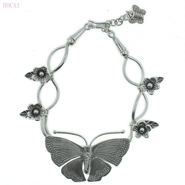 bocai s925 sterling bracelet handmade butterfly 2021 fashion ladies thai silver hand chain pure argentum jewelry, Golden;silver
bocai s925 sterling bracelet handmade butterfly 2021 fashion ladies thai silver hand chain pure argentum jewelry, Golden;silver