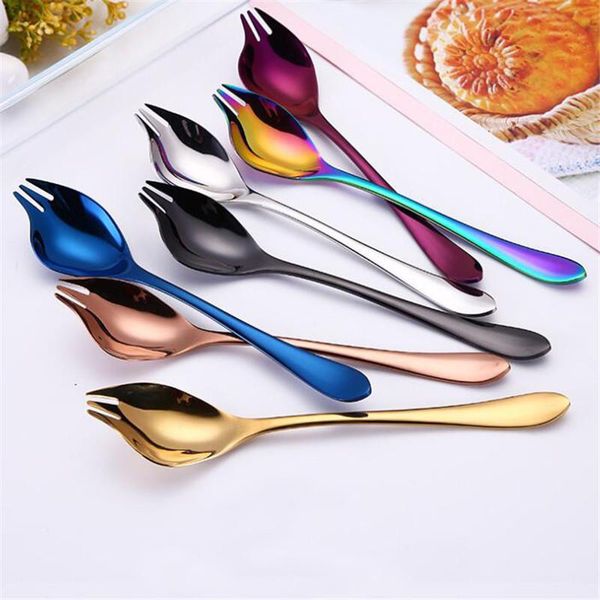creative stainless steel salad fork spoon pasta forks tableware set dinnerware sets rose gold silver black cutleries 1pc
creative stainless steel salad fork spoon pasta forks tableware set dinnerware sets rose gold silver black cutleries 1pc