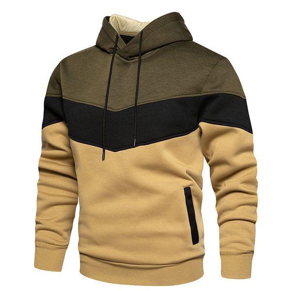 mens sweater new stitched hoodie men's long sleeve autumn winter warm plush hooded sweatshirt casual coat, Black
mens sweater new stitched hoodie men's long sleeve autumn winter warm plush hooded sweatshirt casual coat, Black