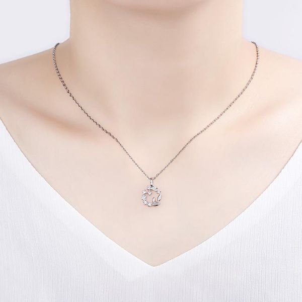 chains est 925 sterling silver fashion attractive simple zircon circle choker necklaces for women girls party daily jewelry 3y1515
chains est 925 sterling silver fashion attractive simple zircon circle choker necklaces for women girls party daily jewelry 3y1515