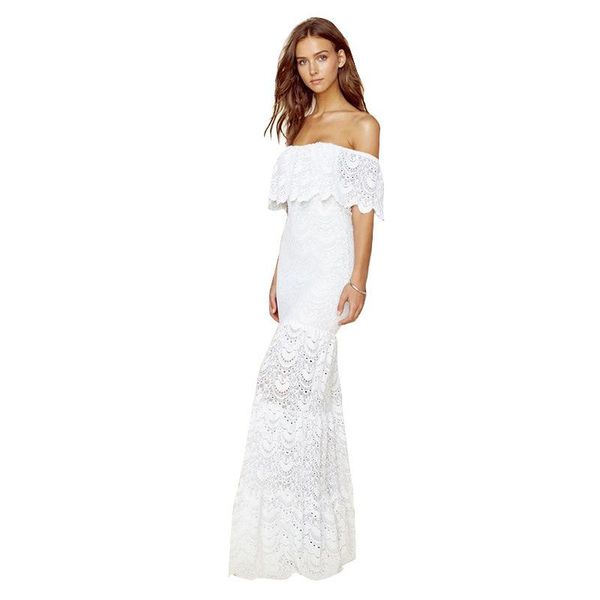 mandylandy spring lace beach dress women's elegant short sleeve slash neck solid color high waist slim dress, Red
mandylandy spring lace beach dress women's elegant short sleeve slash neck solid color high waist slim dress, Red