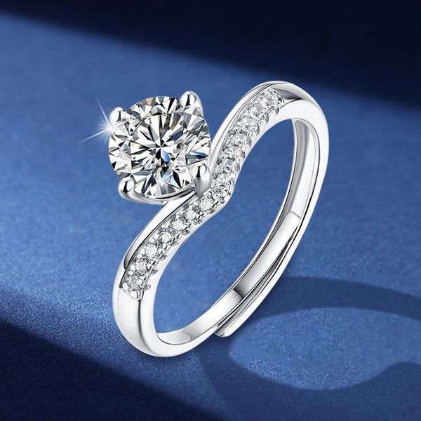 cluster rings fashion temperament simulation moissanite open ring female proposal wedding live mouth, Golden;silver
cluster rings fashion temperament simulation moissanite open ring female proposal wedding live mouth, Golden;silver