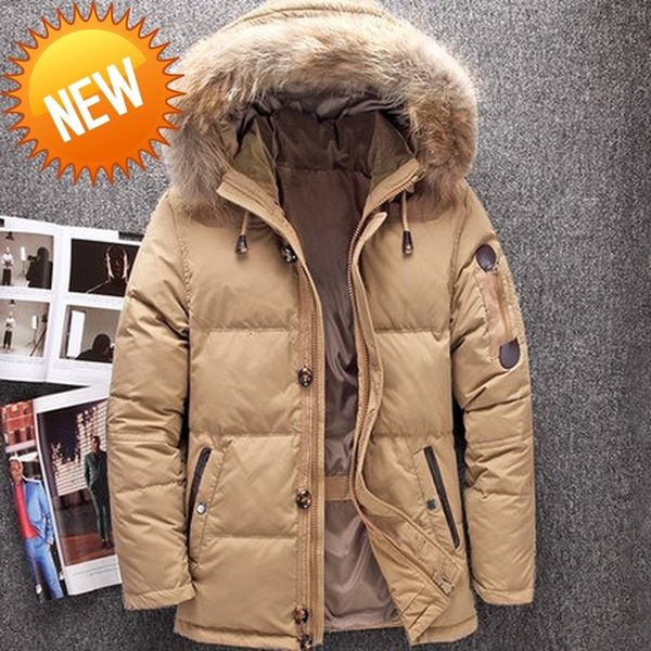 winter big genuine fur hood duck down jackets men warm coats male casual outerwer parkas jk-633, Black
winter big genuine fur hood duck down jackets men warm coats male casual outerwer parkas jk-633, Black