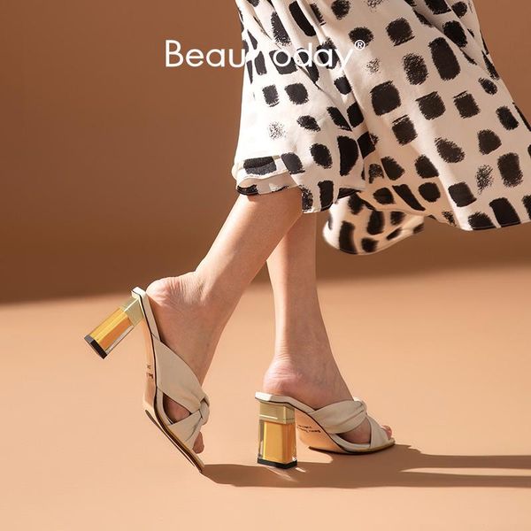 slippers beautoday high heel women sheepskin genuine leather bow-knots peep toe summer ladies outdoor slide shoes handmade 35078, Black
slippers beautoday high heel women sheepskin genuine leather bow-knots peep toe summer ladies outdoor slide shoes handmade 35078, Black
