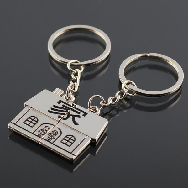keychains creative gifts small house key chain strange commodity couple pendant, Silver
keychains creative gifts small house key chain strange commodity couple pendant, Silver