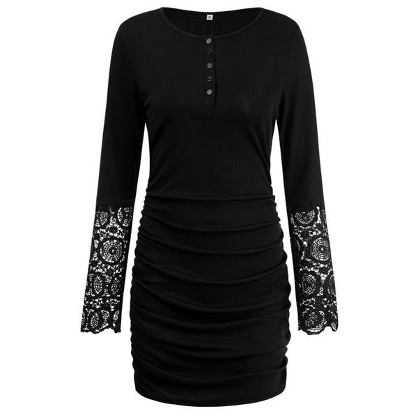 casual dresses miofar o-neck long-sleeved crochet hollow dress women autumn fashion and elegant party bodycon for, Black;gray
casual dresses miofar o-neck long-sleeved crochet hollow dress women autumn fashion and elegant party bodycon for, Black;gray