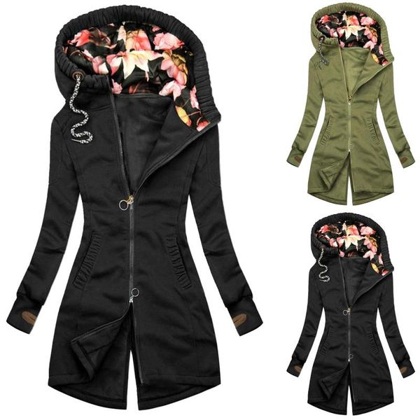 women's trench coats 2021 autumn winter women retro irregular split hem coat zip floral print hood jacket long sleeve overcoat female l, Tan;black
women's trench coats 2021 autumn winter women retro irregular split hem coat zip floral print hood jacket long sleeve overcoat female l, Tan;black