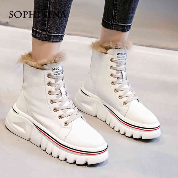 sophitina women boots winter warm leisure sport ankle boots height increase cross-tied vogue comfortable ladies shoes so729 210513, Black
sophitina women boots winter warm leisure sport ankle boots height increase cross-tied vogue comfortable ladies shoes so729 210513, Black