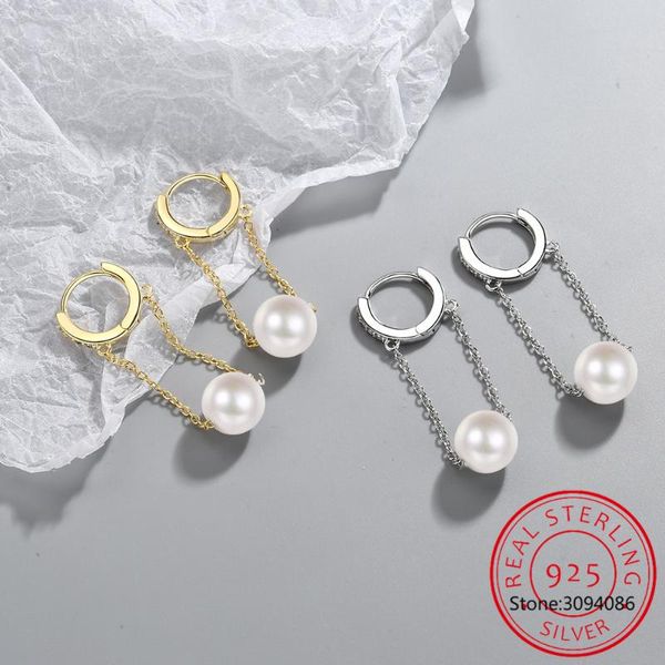 hoop & huggie genuine 925 sterling silver trendy pave zircon pearl cuban link chain tassel earrings for women bohemian hip hop jewelry, Golden;silver
hoop & huggie genuine 925 sterling silver trendy pave zircon pearl cuban link chain tassel earrings for women bohemian hip hop jewelry, Golden;silver
