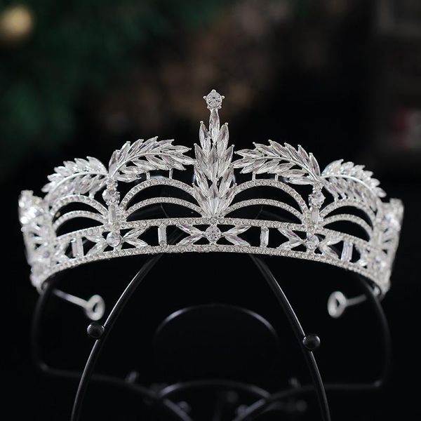 hair clips & barrettes luxury silver color crystal leaf queen crown wedding tiara women headband rhinestone pageant prom diadem bridal acces, Golden;silver
hair clips & barrettes luxury silver color crystal leaf queen crown wedding tiara women headband rhinestone pageant prom diadem bridal acces, Golden;silver