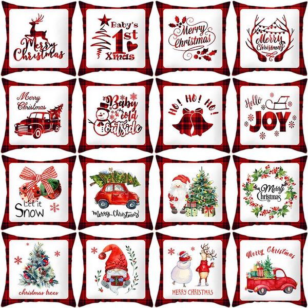 cushion/decorative pillow christmas day cushion cover red black plaid grid watercolor design hug pillowcase covers home decoration bedroom s
cushion/decorative pillow christmas day cushion cover red black plaid grid watercolor design hug pillowcase covers home decoration bedroom s