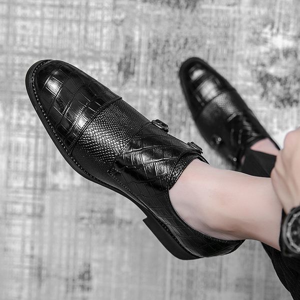 dropshipping splicing men oxford shoes buckle strap fashion men party wedding shoes crocodile pattern blue men footwear, Black
dropshipping splicing men oxford shoes buckle strap fashion men party wedding shoes crocodile pattern blue men footwear, Black