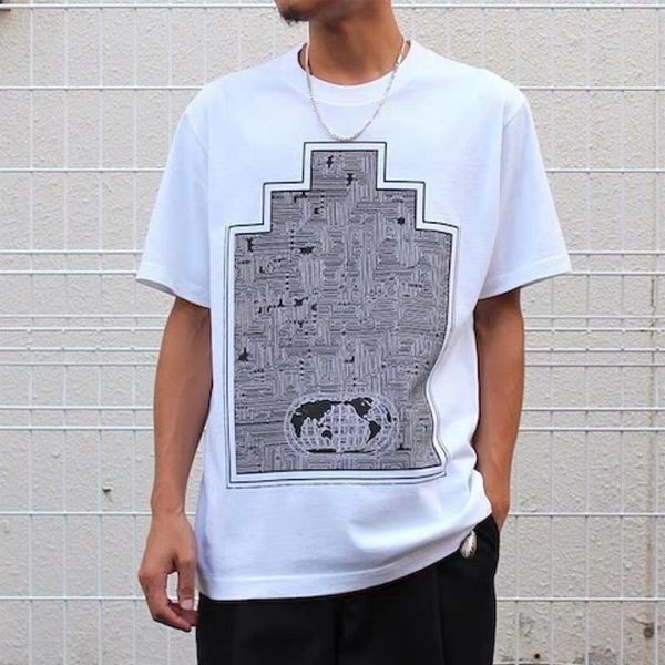 tee ec shirt classic building pattern maze size of cavan empt top kanye west cavempt t-shirts, White;black
tee ec shirt classic building pattern maze size of cavan empt top kanye west cavempt t-shirts, White;black