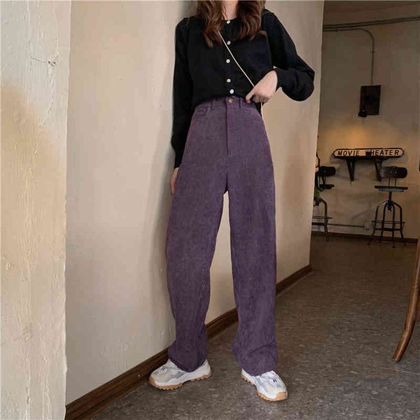 pants autumn winter clothes korean style high waist corduroy straight wide leg long pants loose casual women full length trousers 1iyj tv5g, Black;white
pants autumn winter clothes korean style high waist corduroy straight wide leg long pants loose casual women full length trousers 1iyj tv5g, Black;white