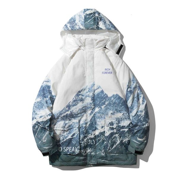 chaopai iceberg printed down jacket hooded loose 2021 winter trend thickened men's top, Black
chaopai iceberg printed down jacket hooded loose 2021 winter trend thickened men's top, Black