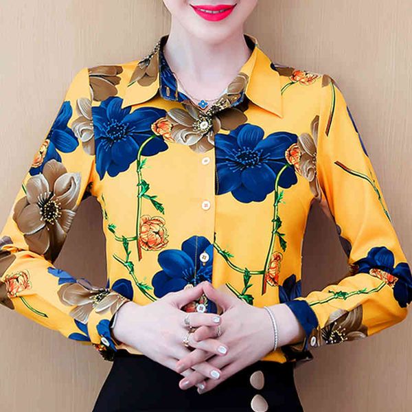 long sleeve women blouses shirts blusas mujer blouse women turn down collar print chiffon blouse shirt blusa d465 210426, White
long sleeve women blouses shirts blusas mujer blouse women turn down collar print chiffon blouse shirt blusa d465 210426, White